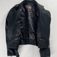 Louis Vuitton Black Cotton Asymmetrical Zipper Perfecto Jacket 2000s - M