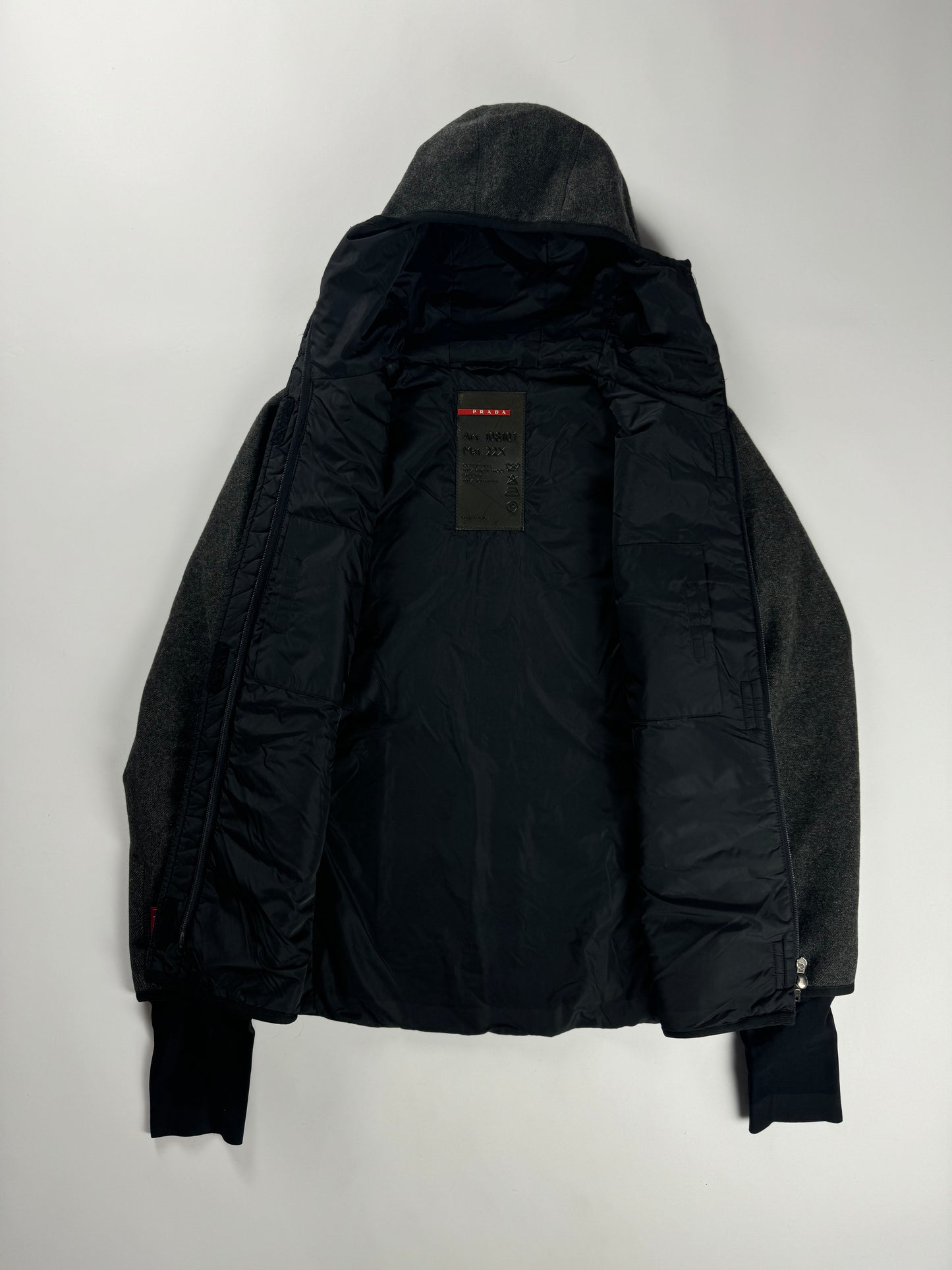 Prada Linea Rossa Wool Balaclava Riot Jacket FW 1999 - M