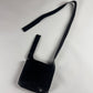Prada Black Leather Strapped Crossbody Bag SS 1999 - OS