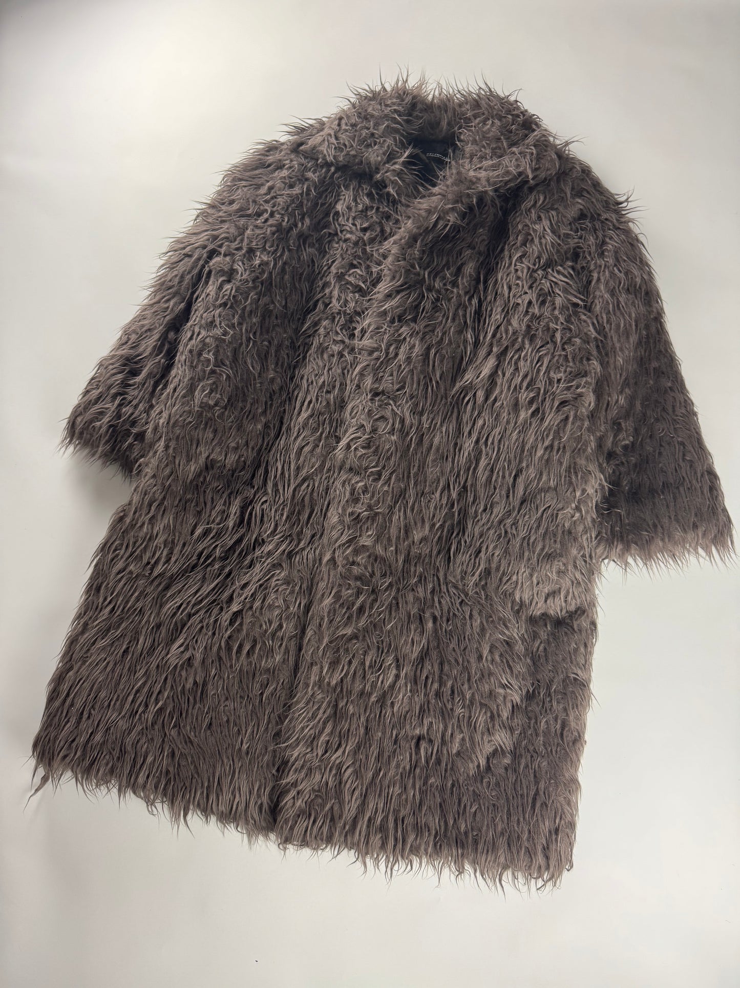 Balenciaga Haute Couture Sample Faux Fur Oversized Coat FW 2021 - M