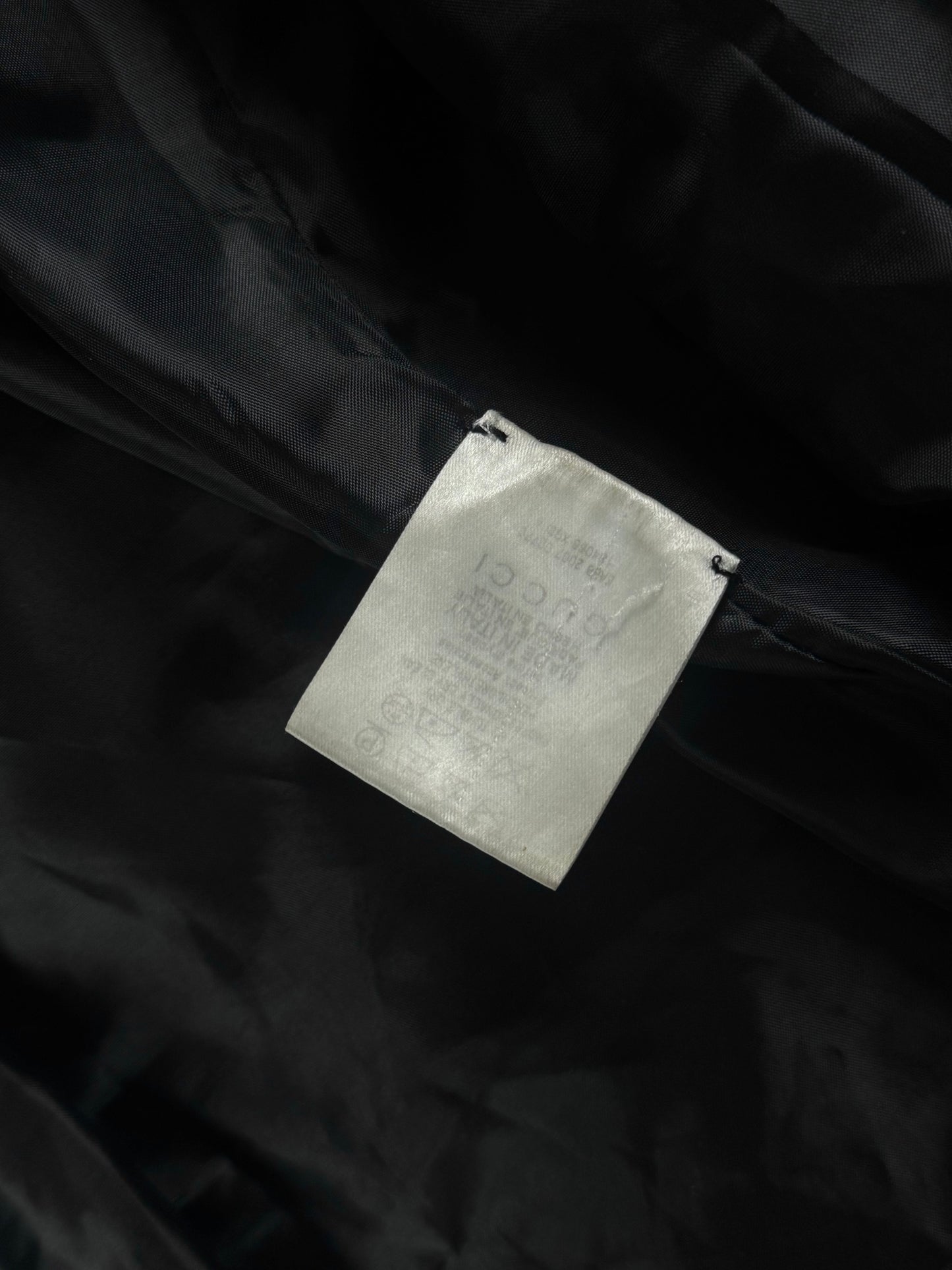 Gucci Shearling Effect Textured Wool Coat FW 2007 - S