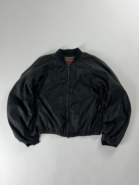 Prada Light Nylon Bomber Jacket 2000s - XS