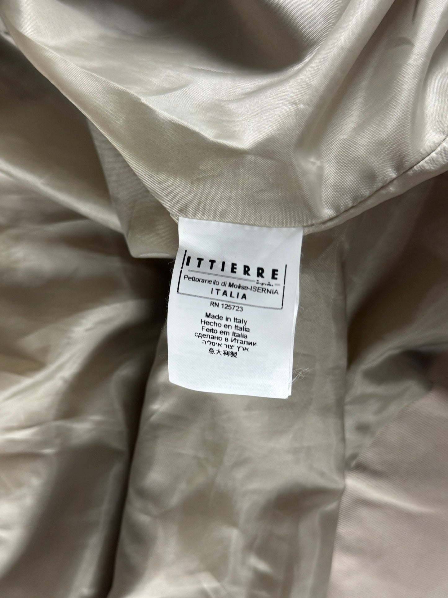 Balmain Tan Beige Belted Waist Biker Jacket 2010s - M