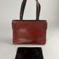 Prada Brown Double Strapped Sides City Calf Leather Bag SS 1999 - OS
