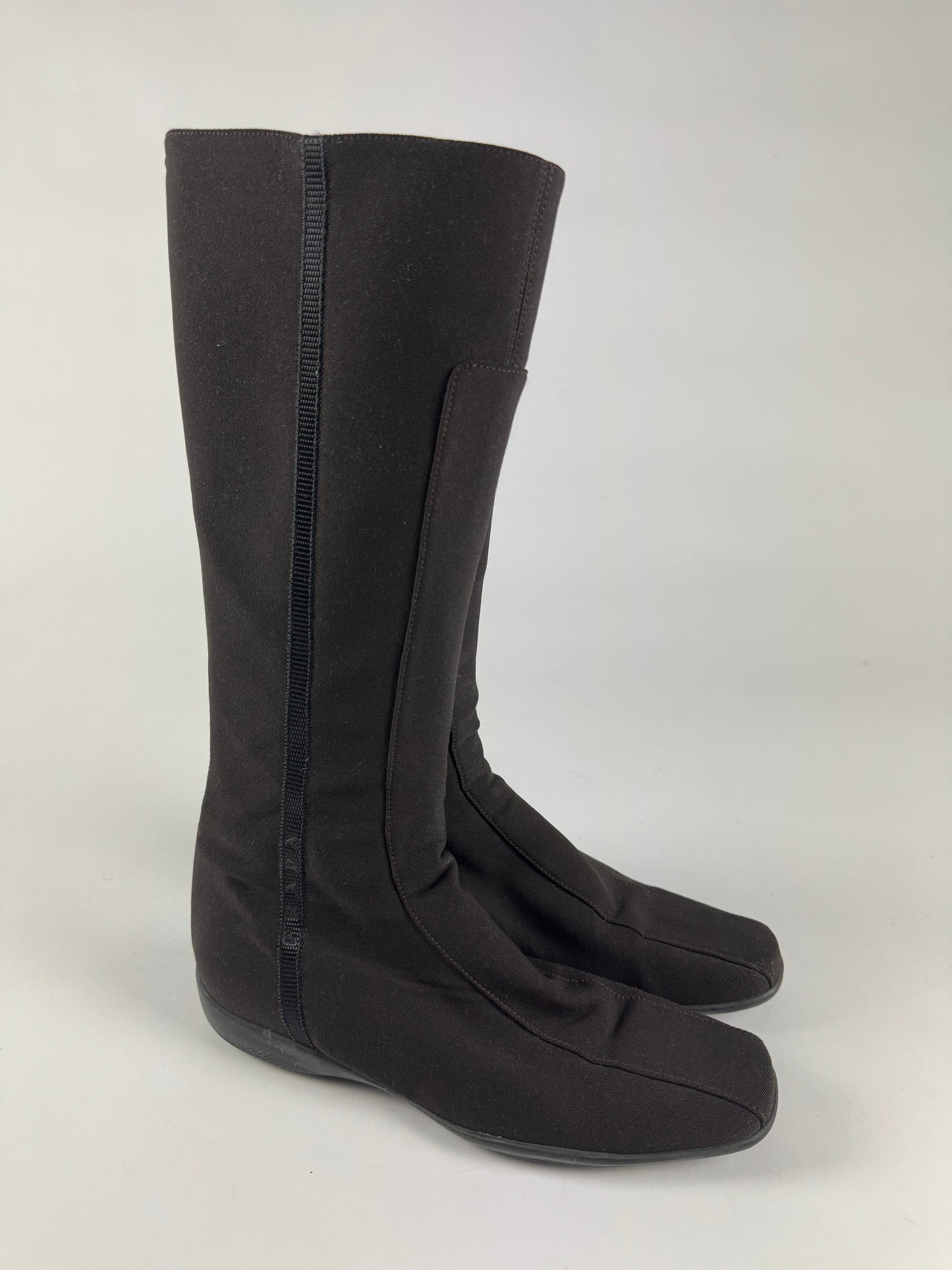Prada Sport High Minimalist Boots 1990s - 38,5 IT/39,5 EU