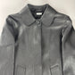 Thom Browne Sample Grigio Deer Leather Overcoat - XS