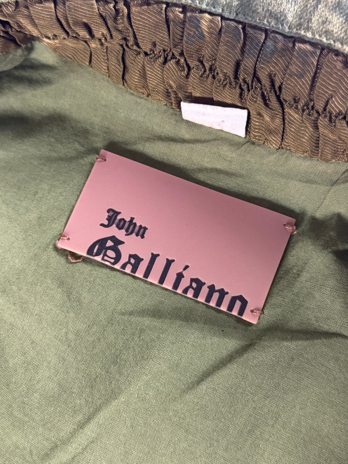 John Galliano Military Skull Print Biker Vest SS 2008 - M
