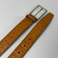 Prada Brown Premium Ostrich Leather Belt 2000s - 90 CM