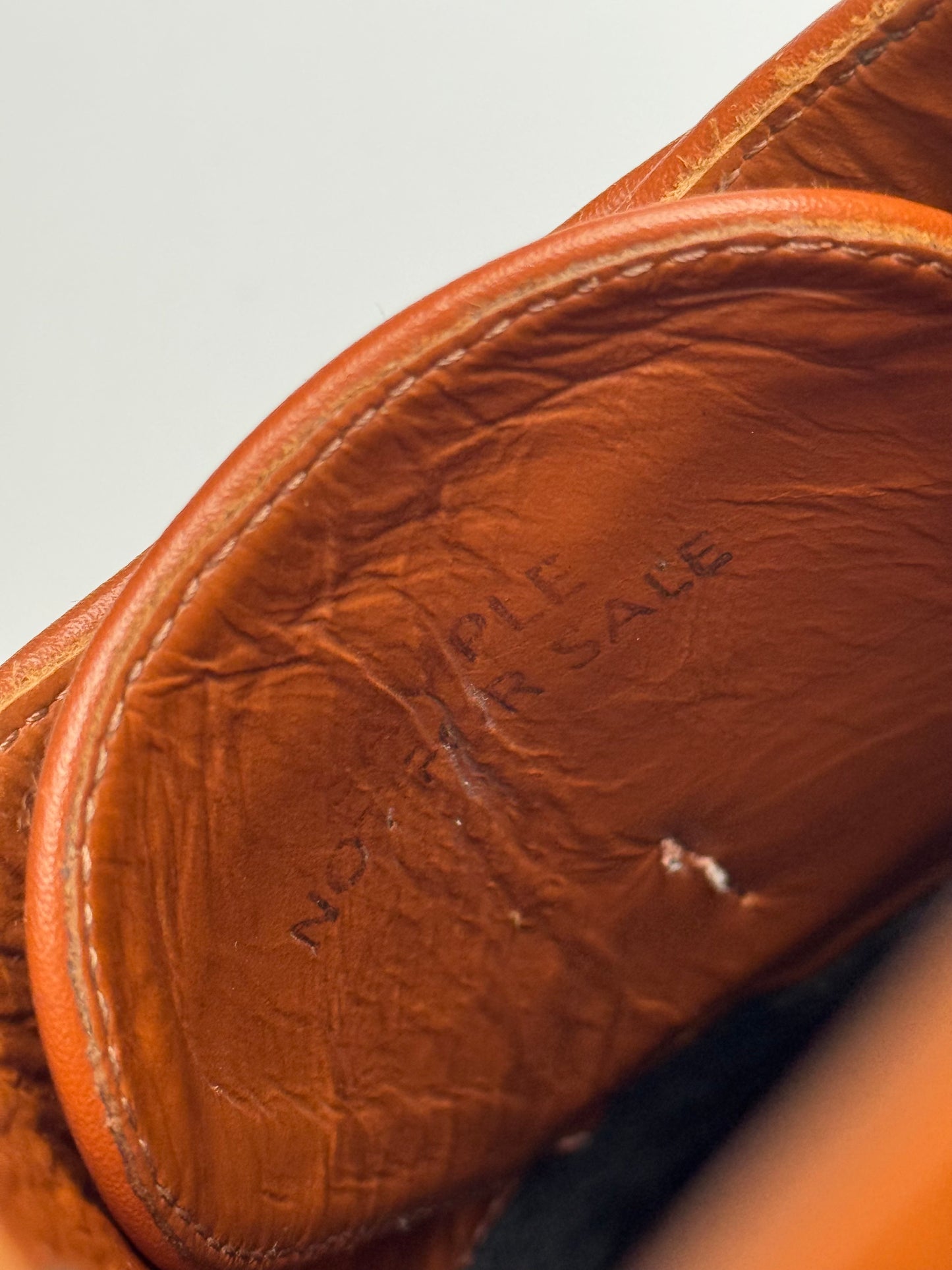 Dior x Denim Tears Sample Peace Sign Buckle Oblique Brown Mules FW 2023 - 44 EU
