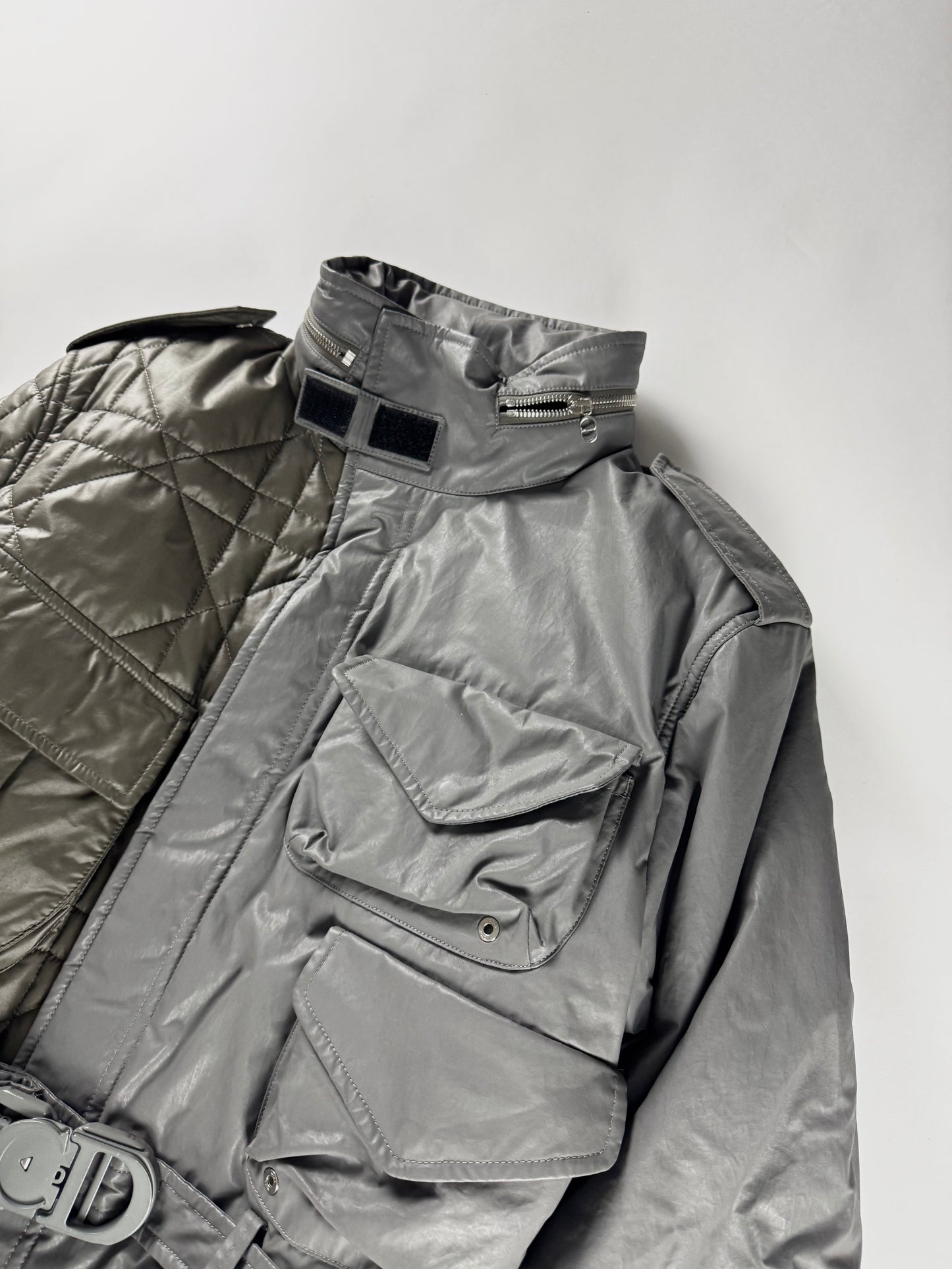 Dior Sample Split Oblique Belted Asymmetric Jacket FW 2023 - M