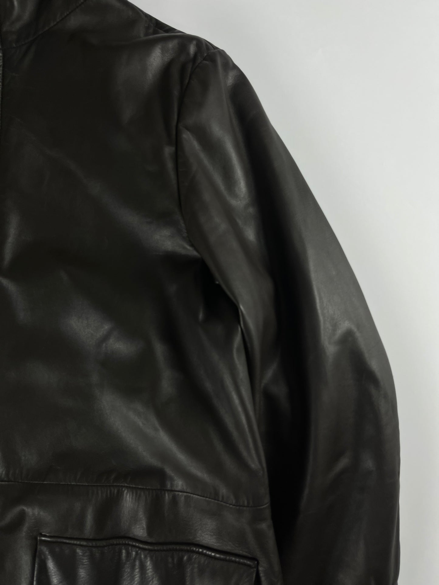 Prada Belted Premium Leather Long Jacket FW 1999 - L