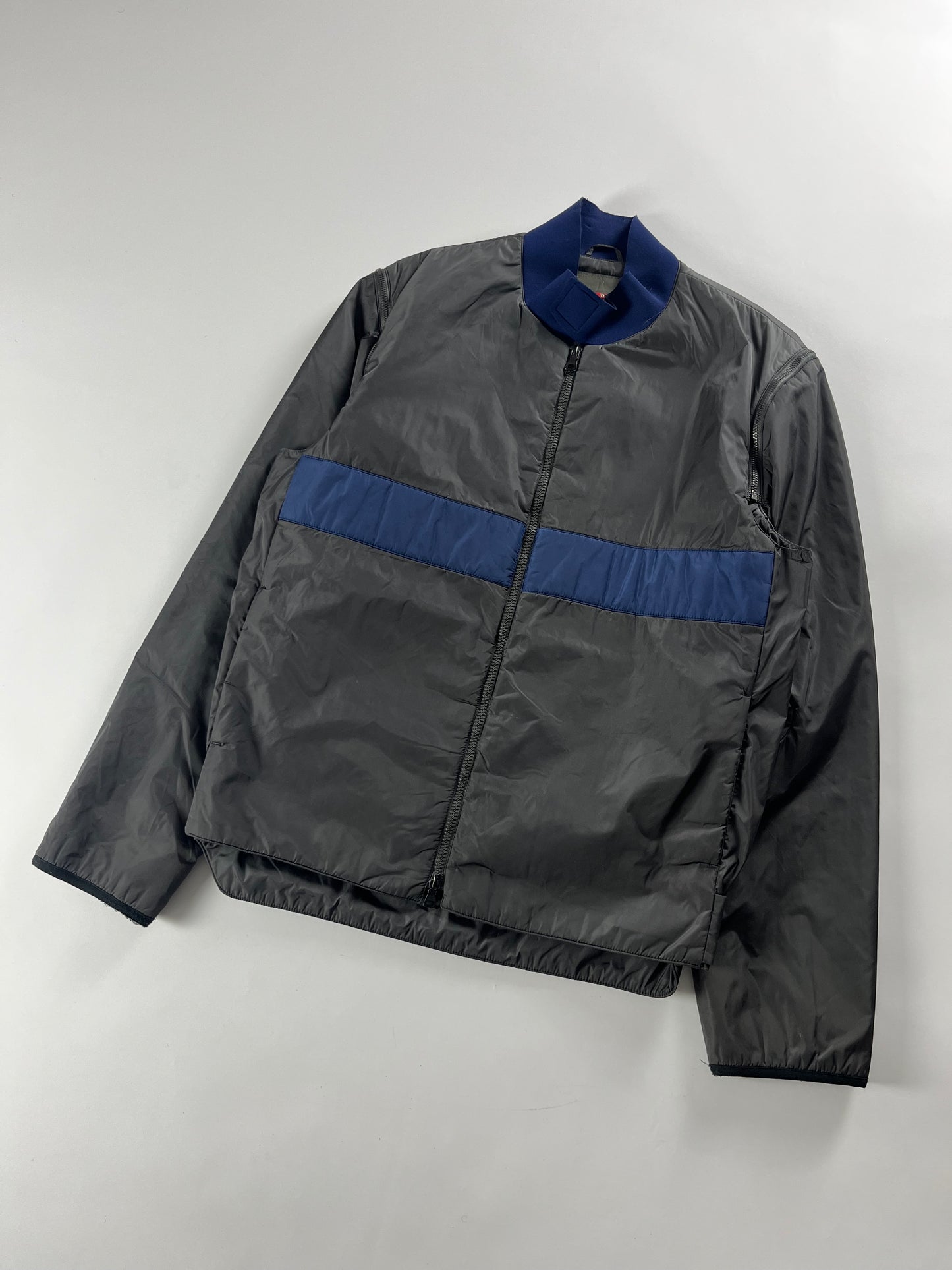 Prada Linea Rossa Navy Bulletproof Jacket SS 2000 - L