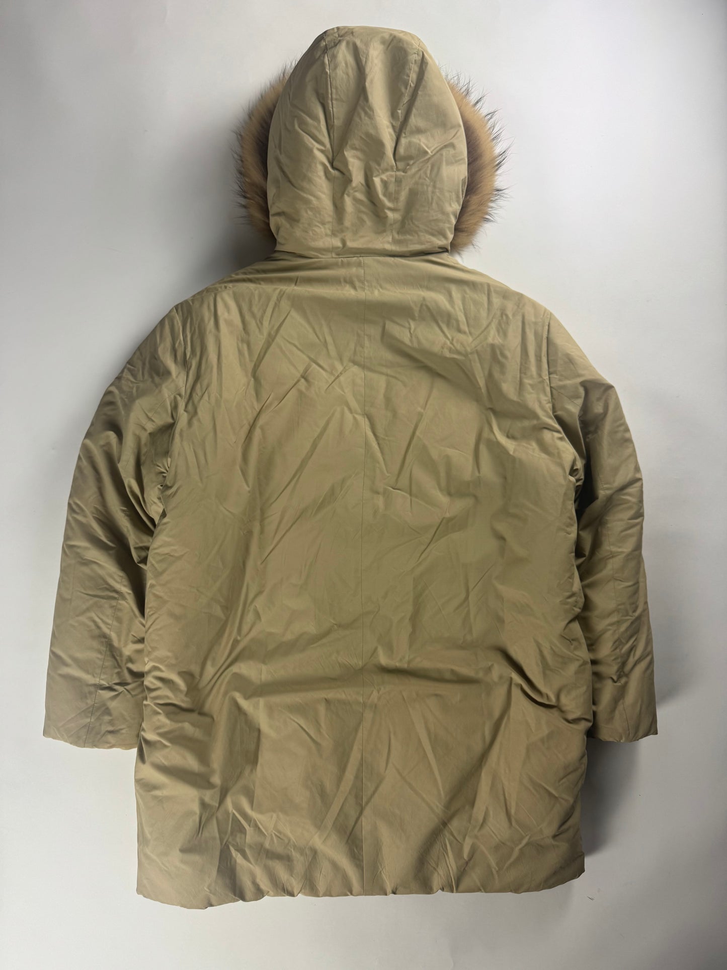 Prada Eskimo Fur Hooded Long Puffer Coat FW 2000 - M