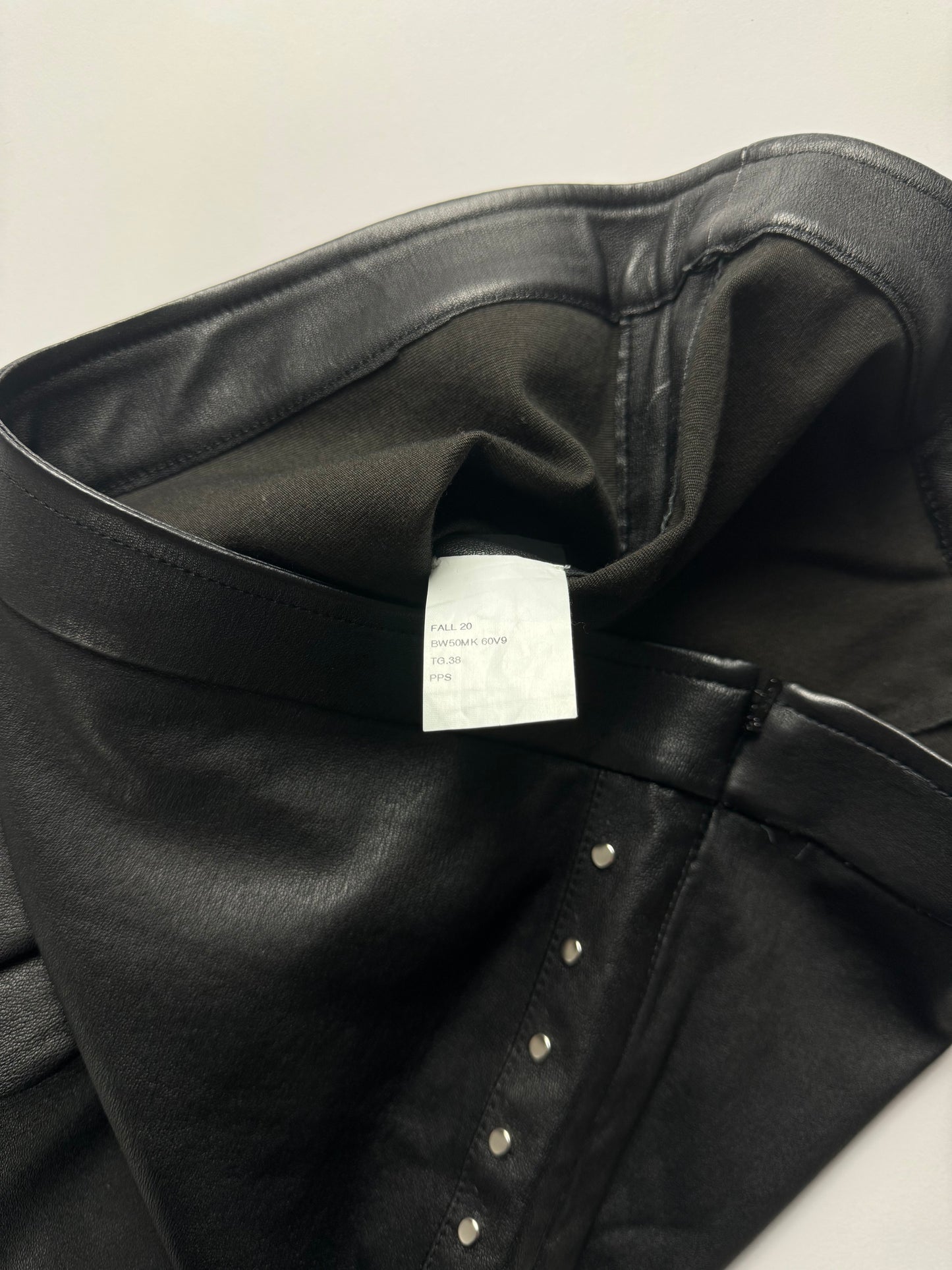 Givenchy Sample Leather Fit Pants FW 2020 - XS