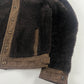 Gucci Dark Brown Shearling Wool Blend Jacket - M