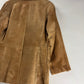 Prada Camel Tawny Double Breasted Pony Hair Leather Coat FW 1996 - M