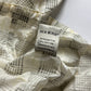 Hermès Sample Soft Ivory Plaid Turtleneck Half Zip Jacket SS 2020 - M