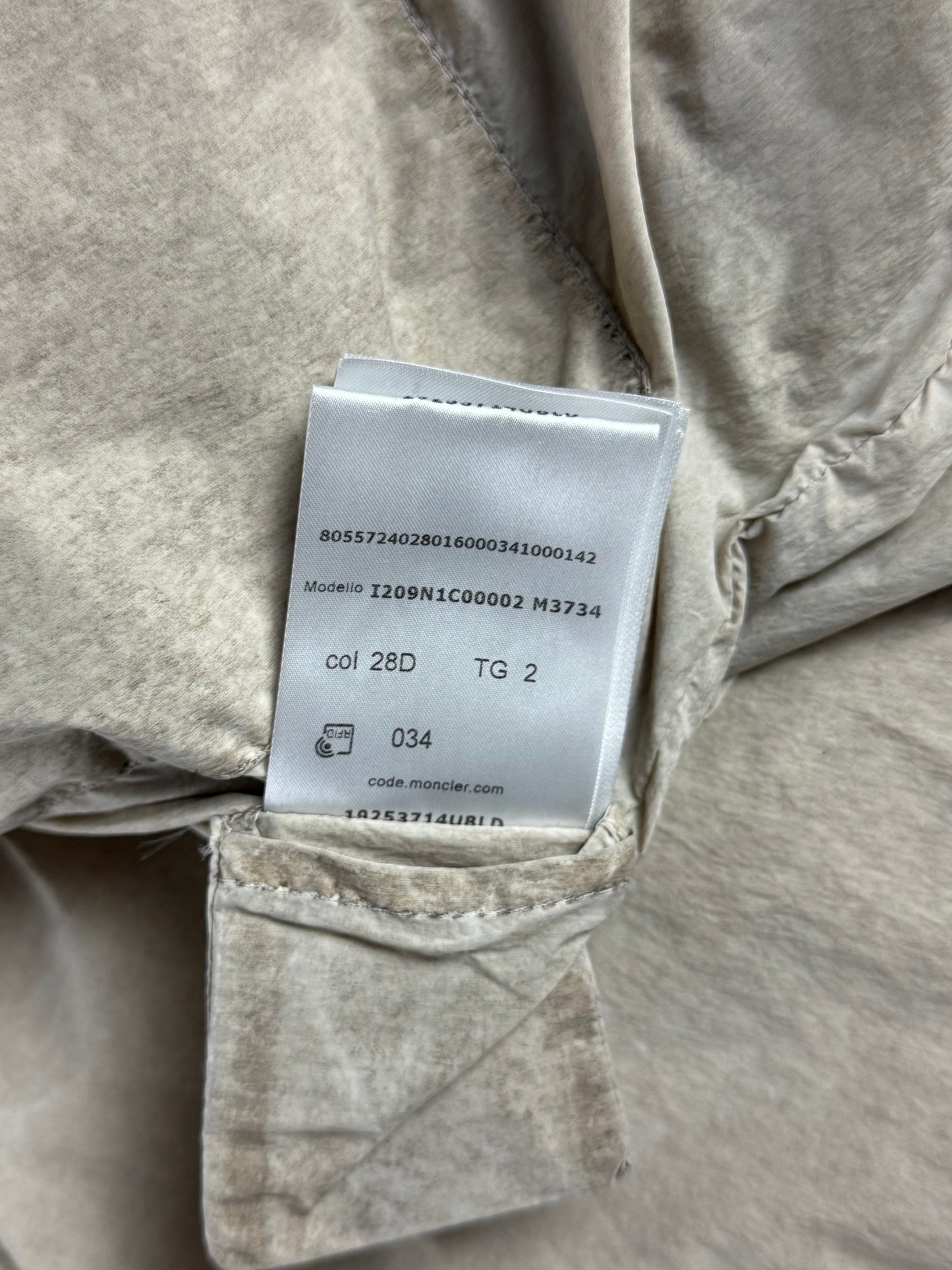 Rick Owens x Moncler Acid Gradient Cyclopic Convertible Down Long Jacket FW 2023 - M