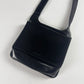 Prada Black Leather Strapped Crossbody Bag SS 1999 - OS