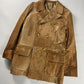 Prada Camel Tawny Double Breasted Pony Hair Leather Coat FW 1996 - M