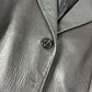 Prada Long Leather Strapped Overcoat FW 1998 - M