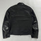 Prada Mesh Leather Patch Elbows Moto Jacket SS 2000 - L