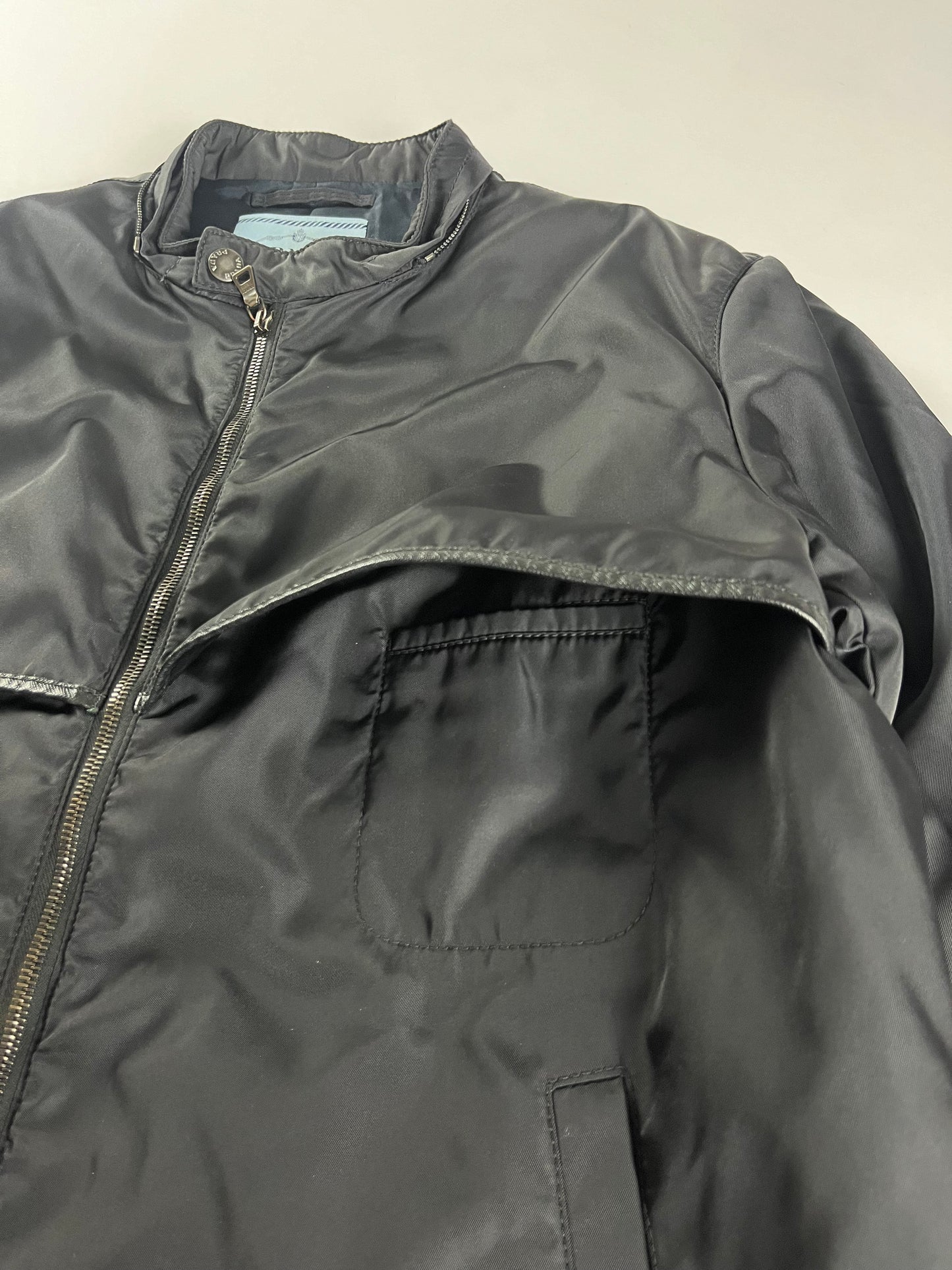 Prada Midnight Bomber Racer Jacket FW 2011 - XL
