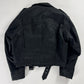 Louis Vuitton Black Cotton Asymmetrical Zipper Perfecto Jacket 2000s - M