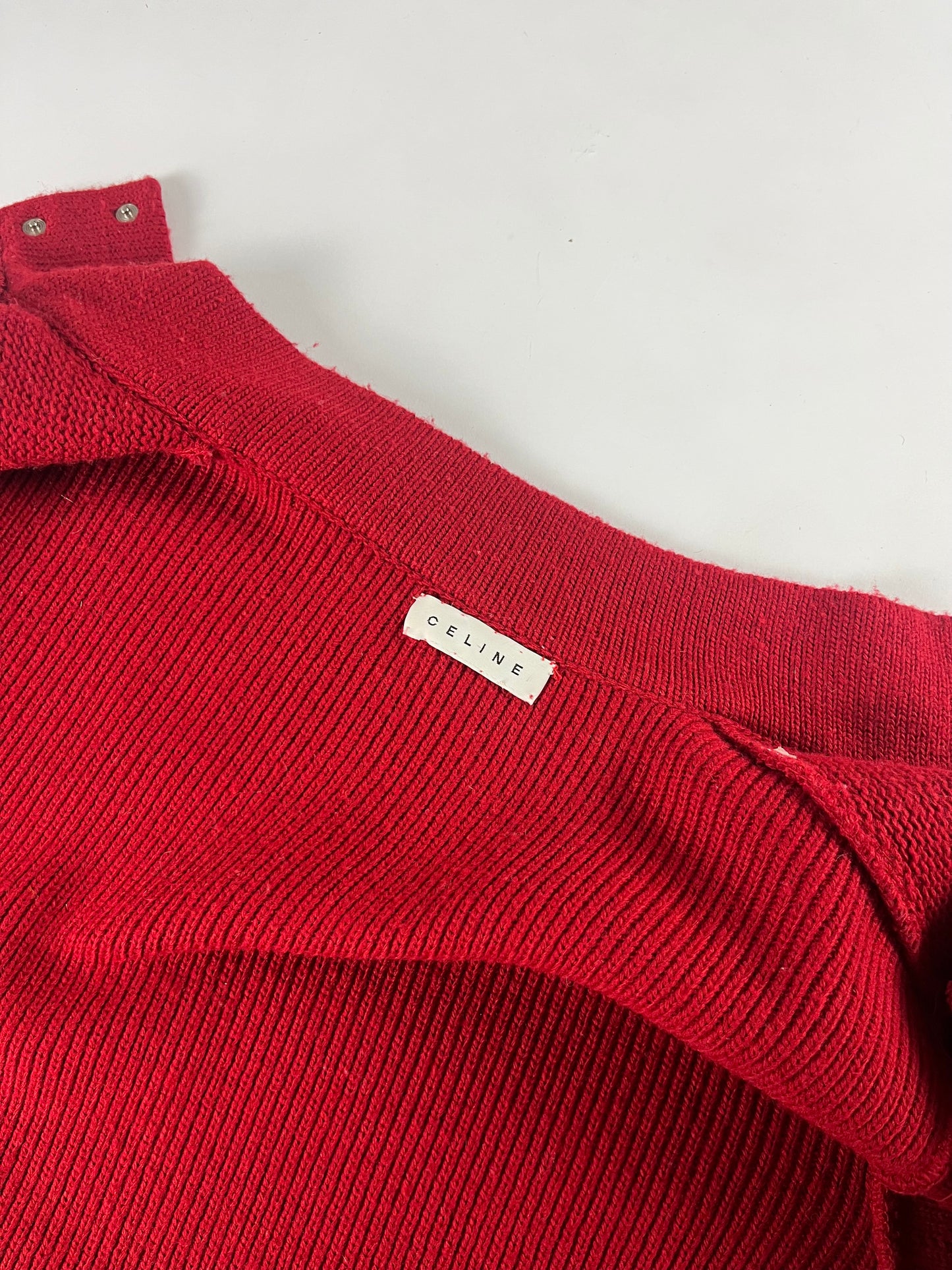 Celine Sample Red Pony Hair Cashmere Jacket FW 1999 - XS