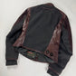 Prada Brown Wine Leather Moto Jacket 2000s - XS
