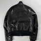 Prada Black Leather Bomber Jacket - L