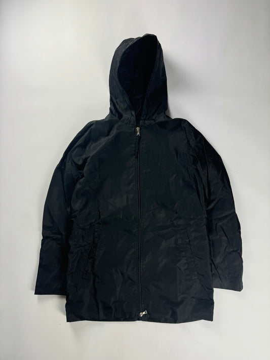 Prada Blackout Double Zip Windbreaker Jacket 2000s - S