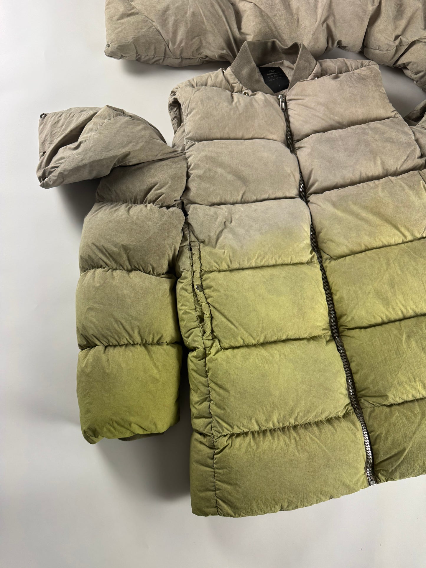 Rick Owens x Moncler Acid Gradient Cyclopic Convertible Down Long Jacket FW 2023 - M
