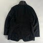 Prada Wool Minimalist Back Neck Leather Detail Blazer FW 1999 - M