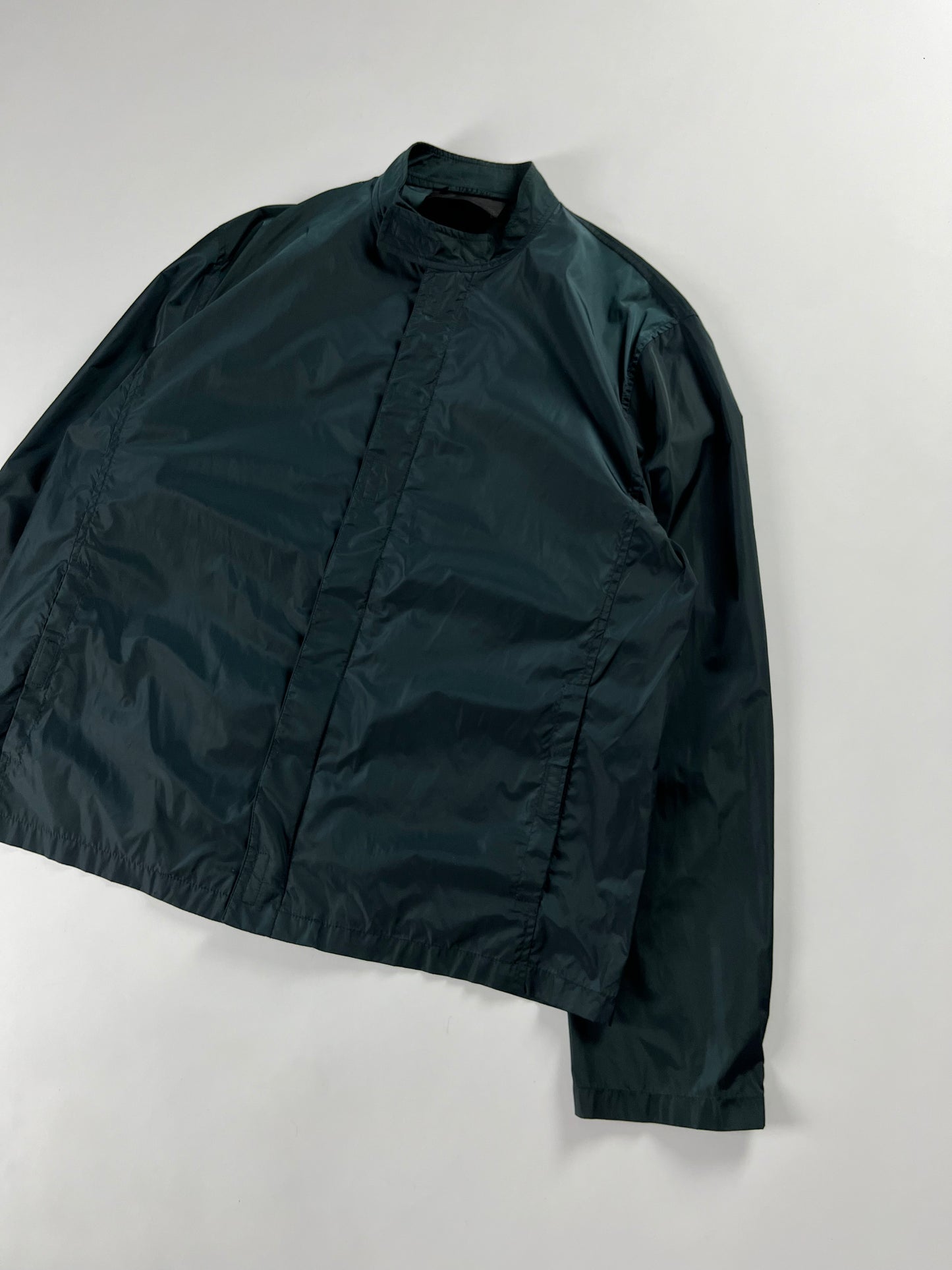 Prada Navy Nylon Strapped Light Jacket SS 1998 - L