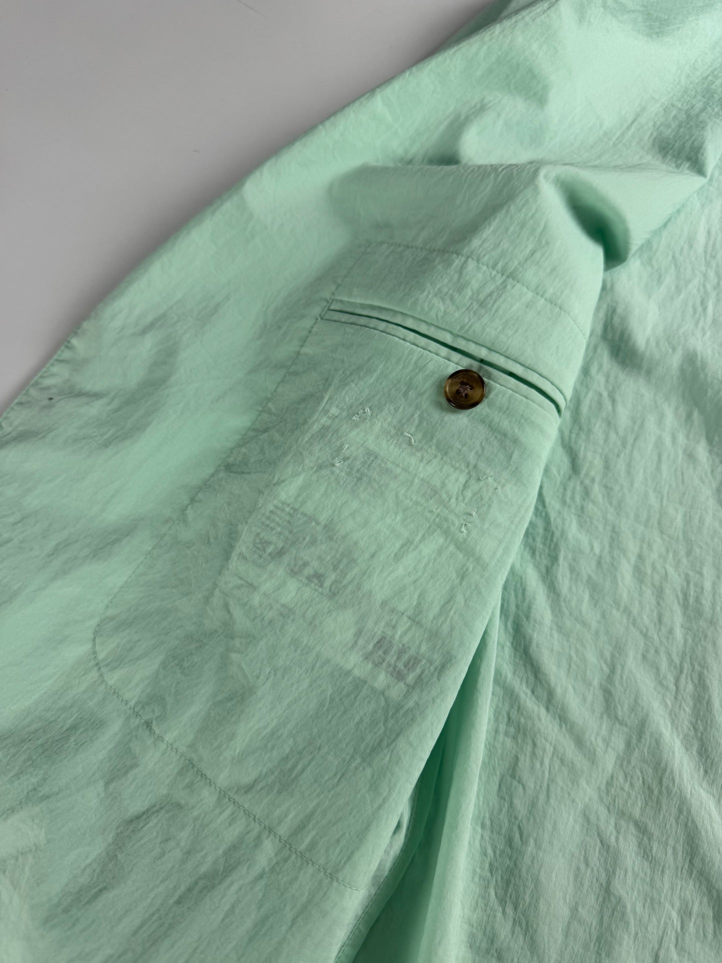 Hermès Sample Pastel Mint Green Lightweight Blazer SS 2019 - L