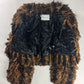 Balenciaga Couture Furry Cropped Boxy Shoulder Coat FW 2021 - S