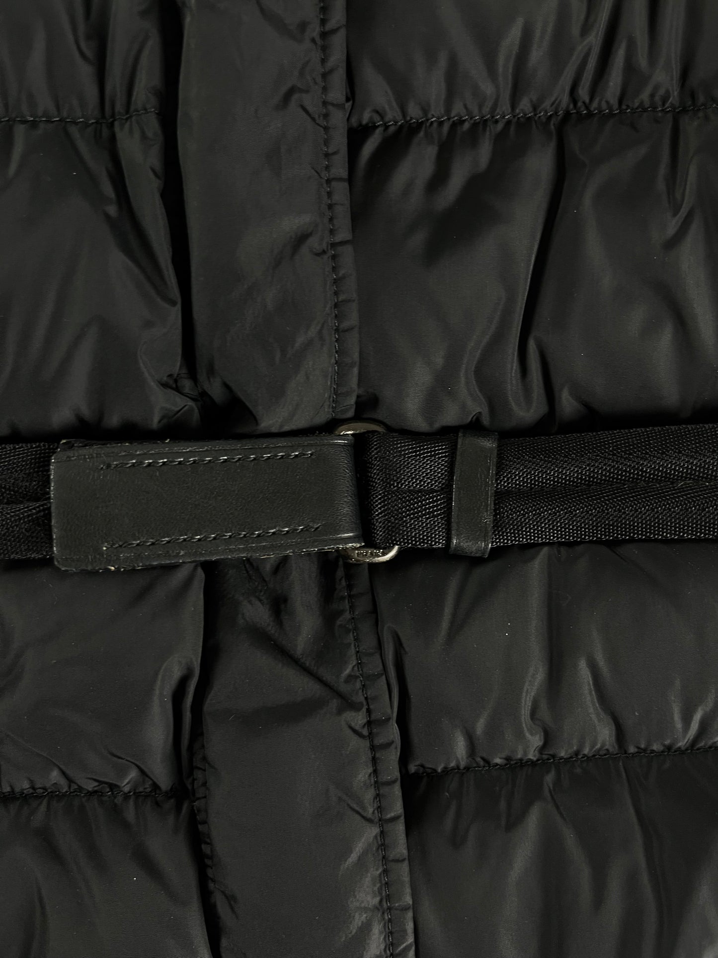 Prada Belted Long Puffer Jacket FW 1999 - M
