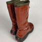 Prada Vibram Brown Patent Leather Boots FW 1999 - 38 IT/39 EU