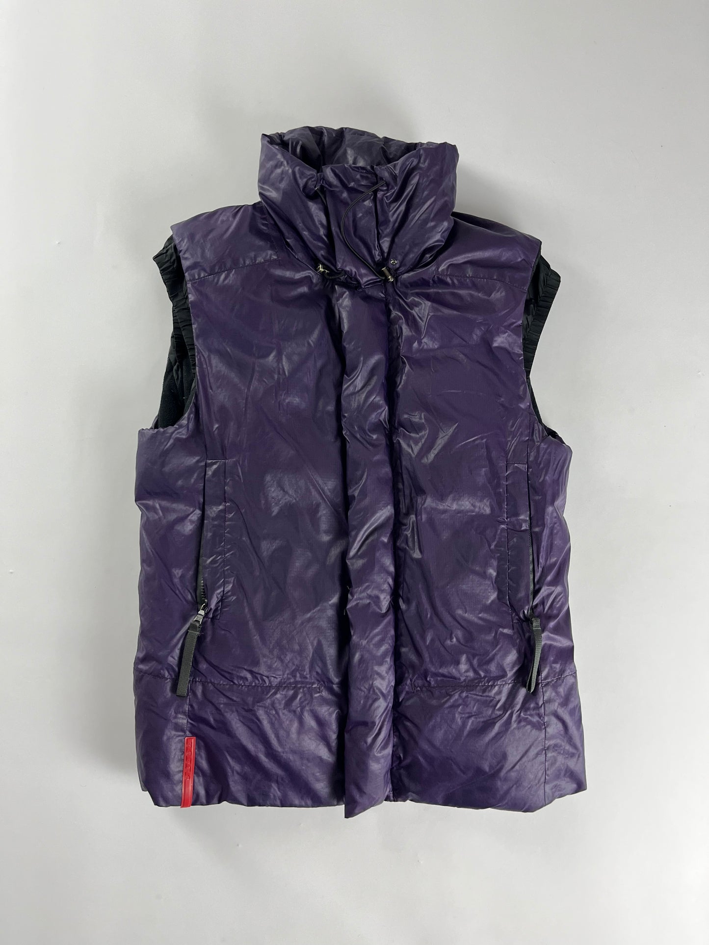 Prada Linea Rossa Purple Astro Down Vest 2000s - M
