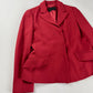 Prada Red Buttoned Stitches Blazer Jacket FW 1998 - S