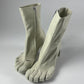 Balenciaga Vibram White Leather Heeled FiveFingers Toe Boots FW 2020 - 37 EU