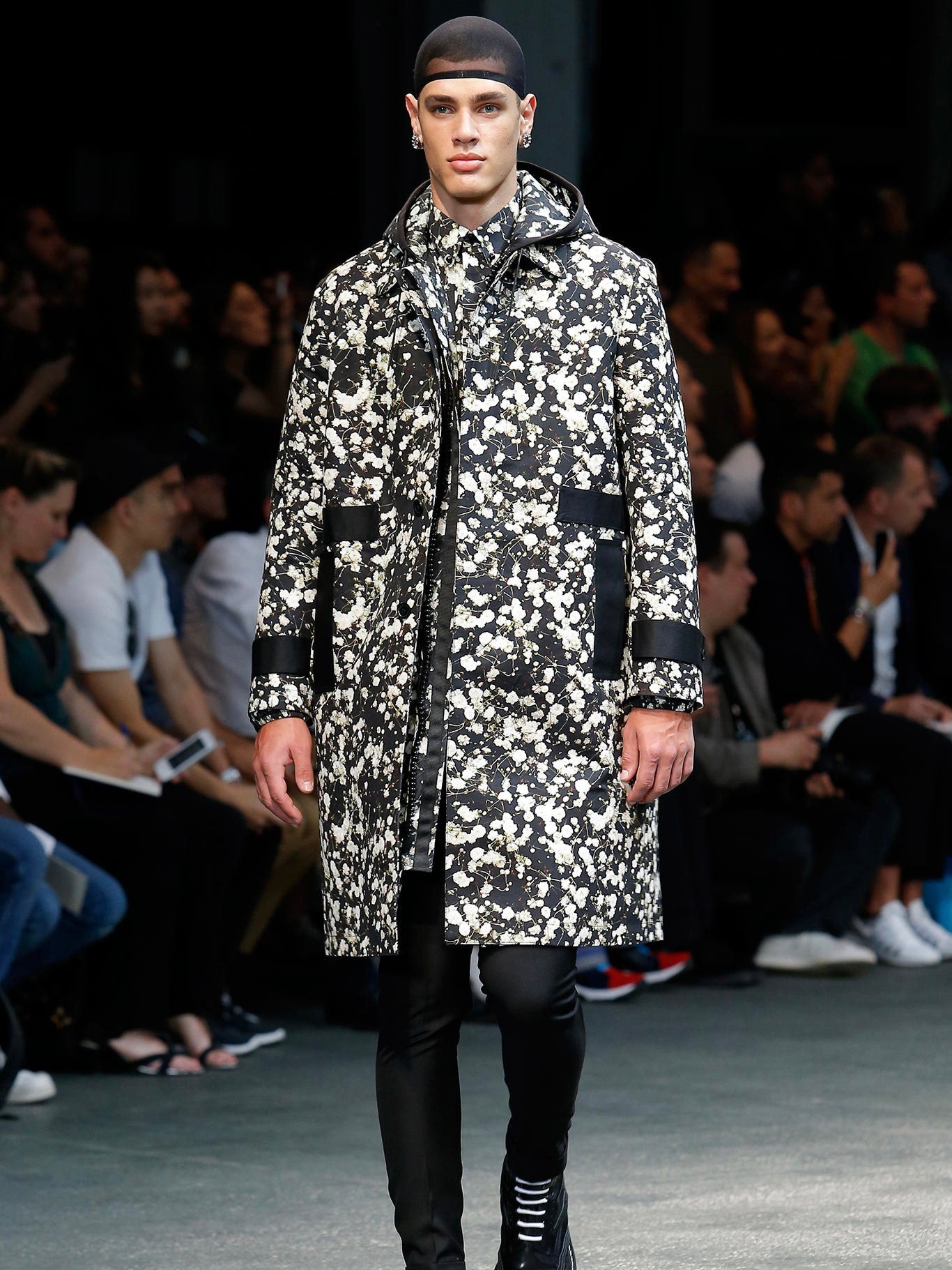 Givenchy Floral Print Coat SS 2015 - S