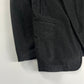 Prada Wool Minimalist Back Neck Leather Detail Blazer FW 1999 - M