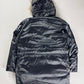 Louis Vuitton Dark Blue Goose Down Belted Parka Fur Hood Coat FW 2012 - XL
