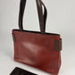 Prada Brown Double Strapped Sides City Calf Leather Bag SS 1999 - OS