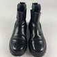 Prada Black Leather Chelsea Combat Mid Boots FW 2003 - 40 EU