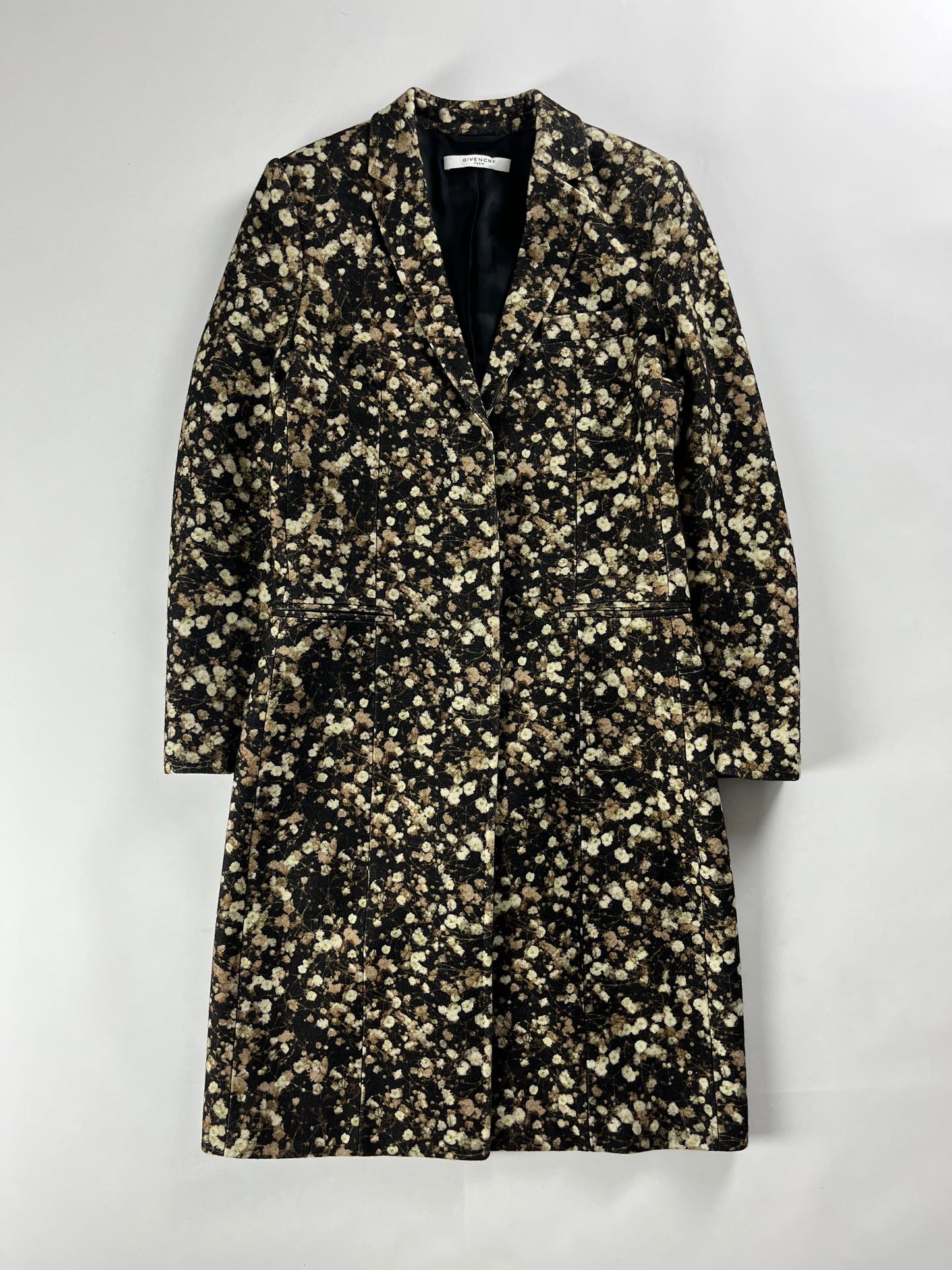 Givenchy Floral Print Coat SS 2015 - S