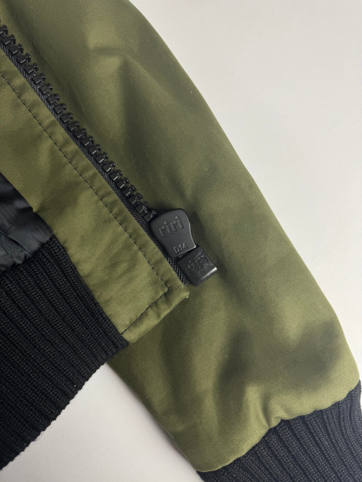 Lanvin Sample Oversize Zipper Green Bomber Jacket FW 2022 - S