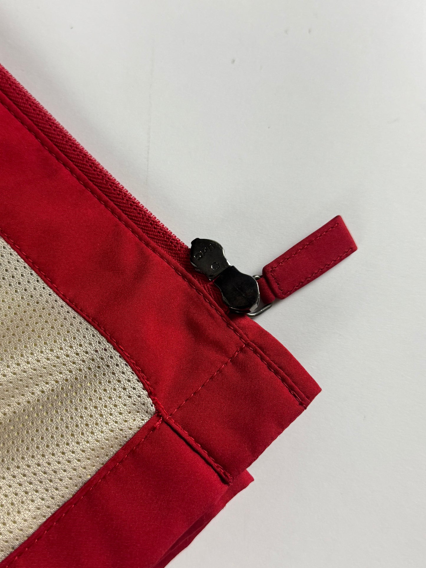 Prada Linea Rossa Gore Tex Red Nylon Vest SS 2000 - L